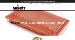 Desktop Screenshot of munotplastics.com