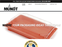 Tablet Screenshot of munotplastics.com
